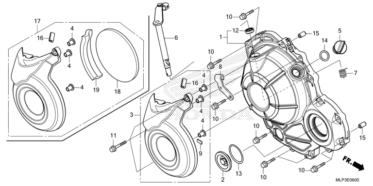 RIGHT CRANKCASE COVER