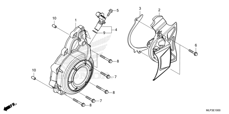 LEFT CRANKCASE COVER
