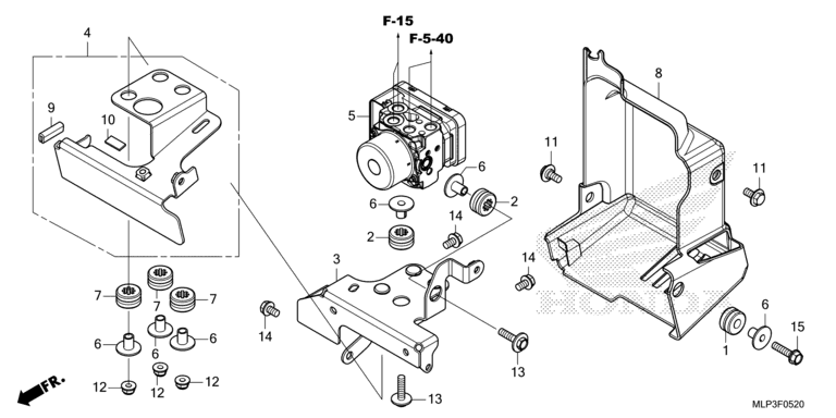 ABS MODULATOR/STAY