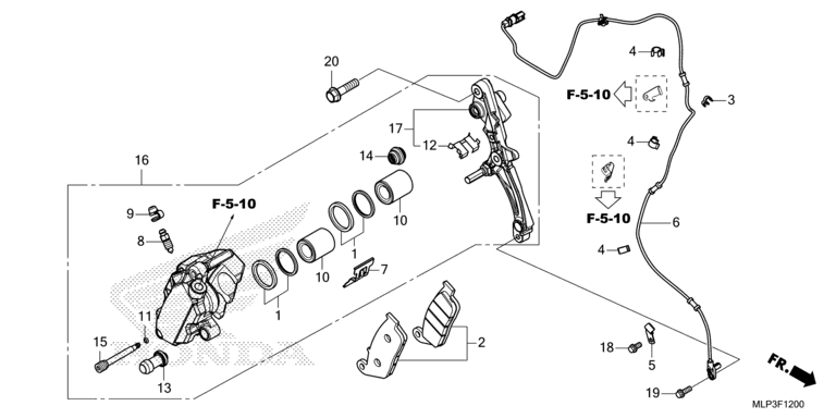 FRONT BRAKE CALIPER