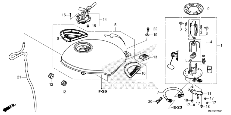 FUEL TANK/FUEL PUMP