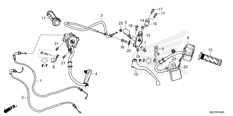 HANDLE LEVER/SWITCH/CABLE