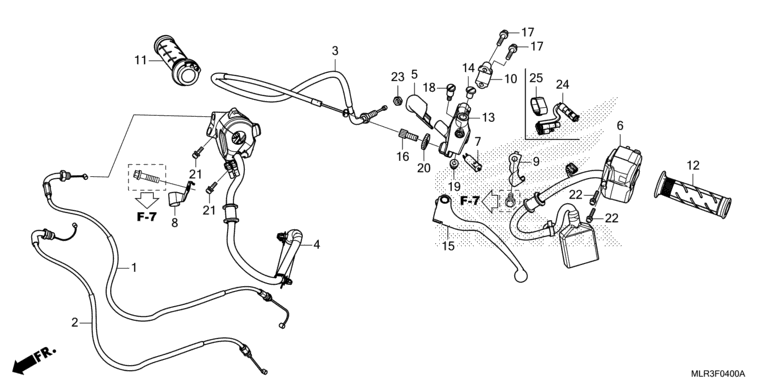 HANDLE LEVER/SWITCH/CABLE