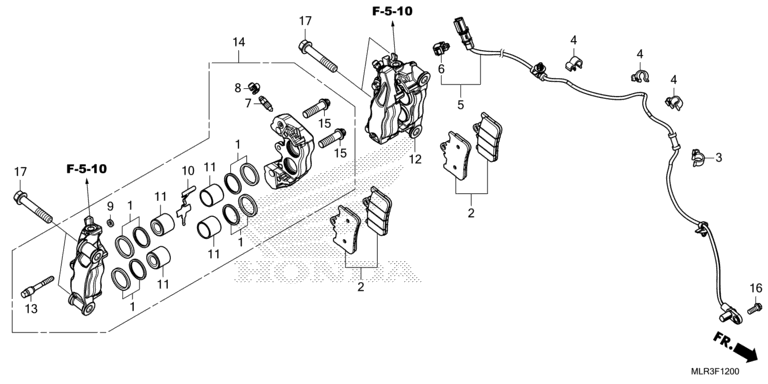 FRONT BRAKE CALIPER