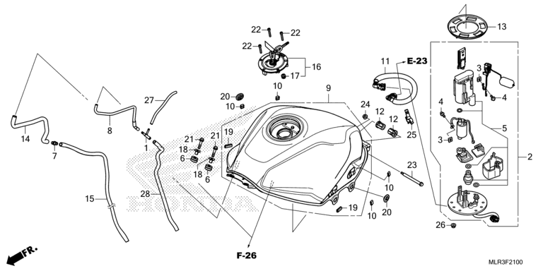 FUEL TANK/FUEL PUMP