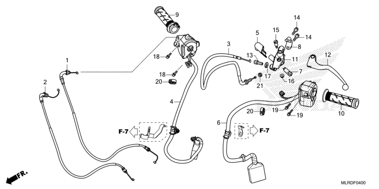HANDLE LEVER/SWITCH/CABLE