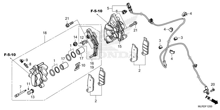 FRONT BRAKE CALIPER