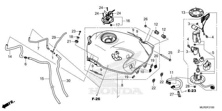 FUEL TANK/FUEL PUMP