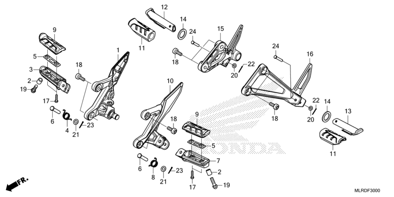 FOOTPEG/FOOTREST