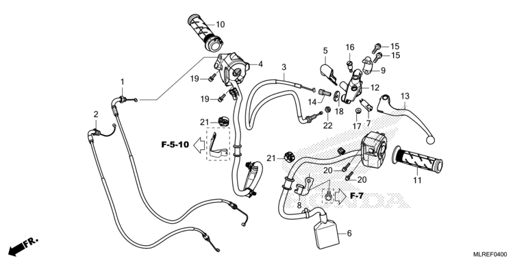 HANDLE LEVER/SWITCH/CABLE