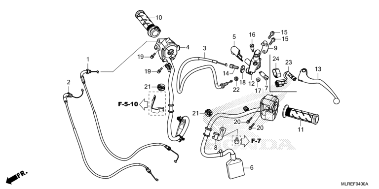 HANDLE LEVER/SWITCH/CABLE
