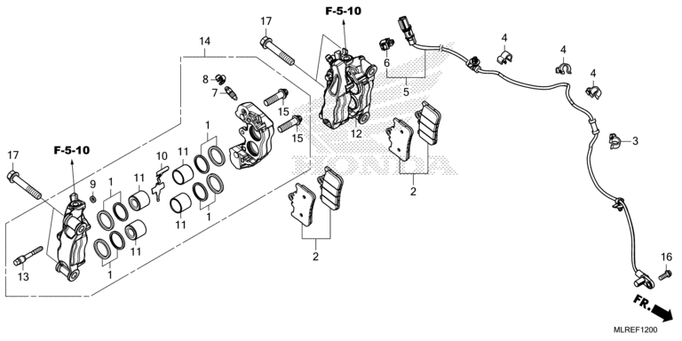 FRONT BRAKE CALIPER