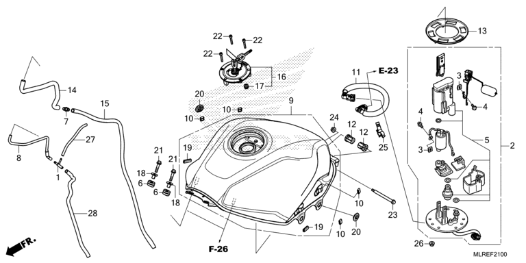 FUEL TANK/FUEL PUMP