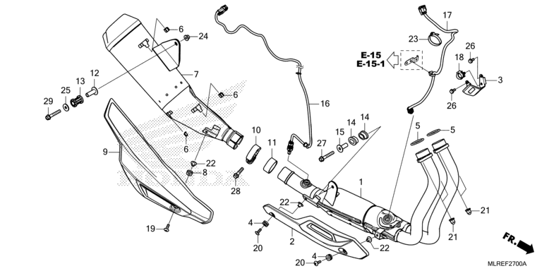 EXHAUST MUFFLER