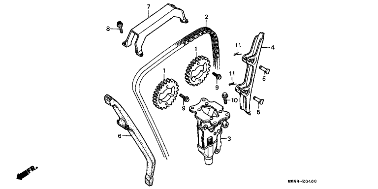CAM CHAIN/TENSIONER