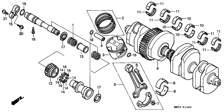 CRANKSHAFT/PISTON