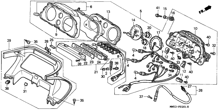 METER (CBR1000FK)