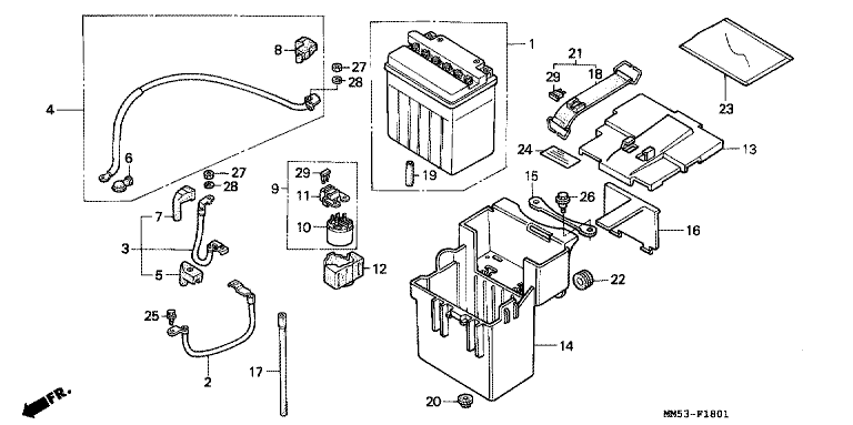 BATTERY (CBR1000FK)