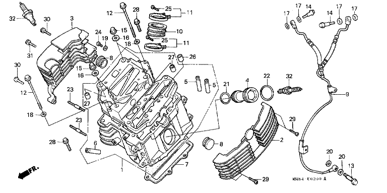 CYLINDER HEAD (FRONT)