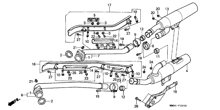 EXHAUST MUFFLER