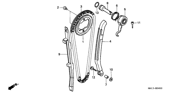 CAM CHAIN/TENSIONER