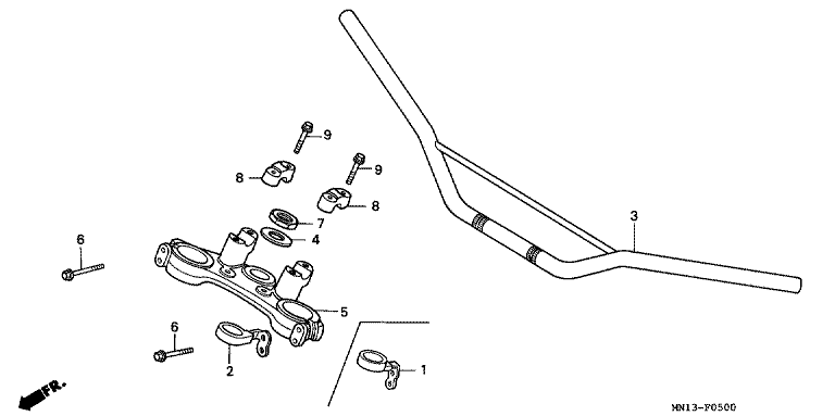 HANDLE BAR/TOP BRIDGE
