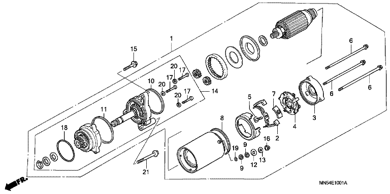 STARTING MOTOR ('90,'91)