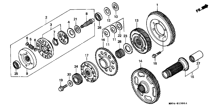 PRIMARY DRIVE GEAR