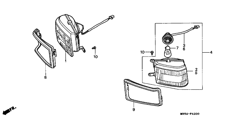 CORNERING LAMP (GL1500SE)