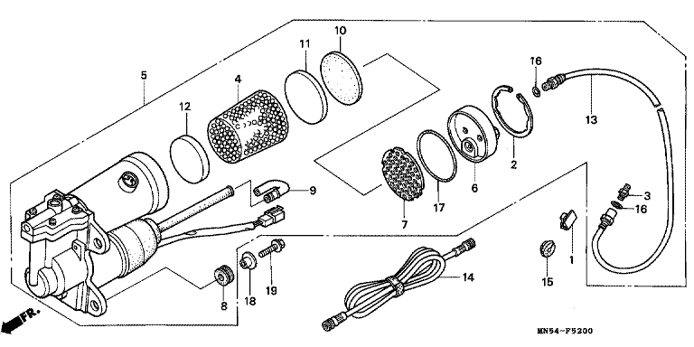 AIR PUMP (EXCEPT GL1500I)