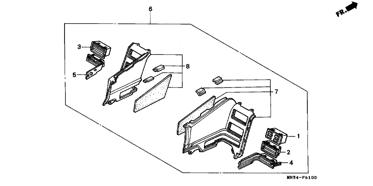 SIDE SHELTER SET ('90)