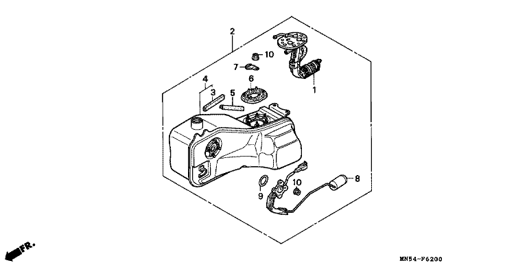 FUEL TANK SET ('90)
