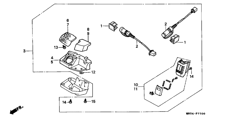 TRUNK POCKET SET ('90)
