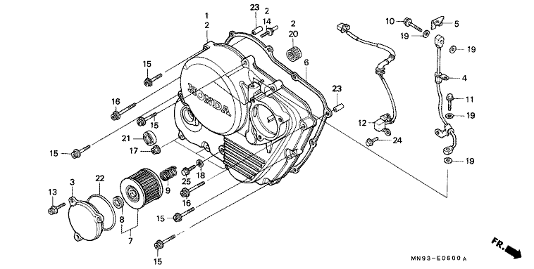 RIGHT CRANKCASE COVER