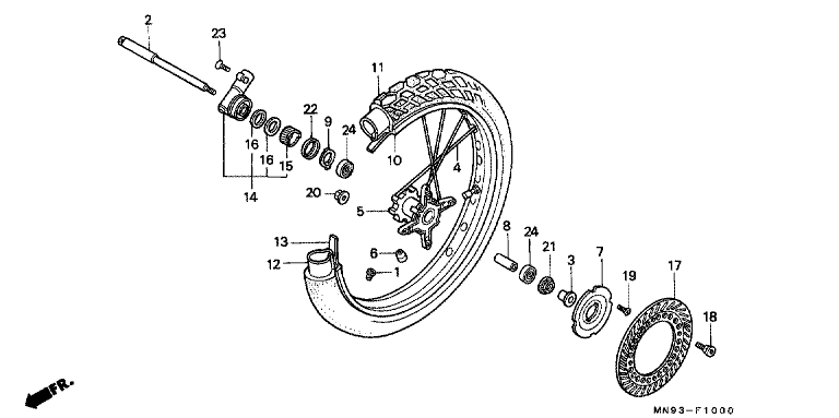 FRONT WHEEL