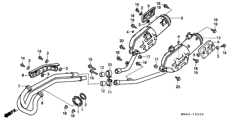 EXHAUST MUFFLER