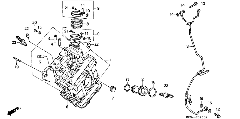 CYLINDER HEAD (FRONT)