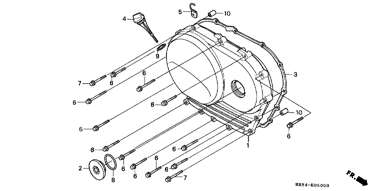 RIGHT CRANKCASE COVER