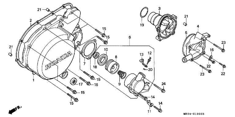 LEFT CRANKCASE COVER