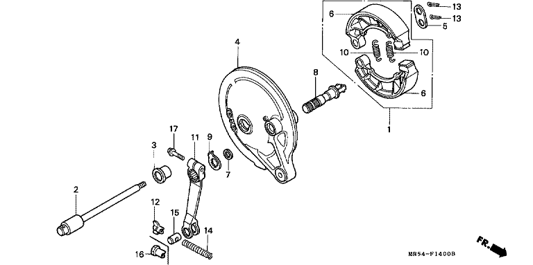 REAR BRAKE PANEL