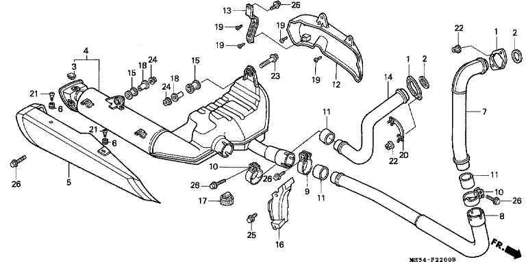 EXHAUST MUFFLER