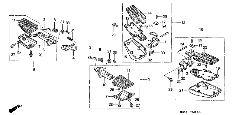 FOOTPEG/FOOTREST