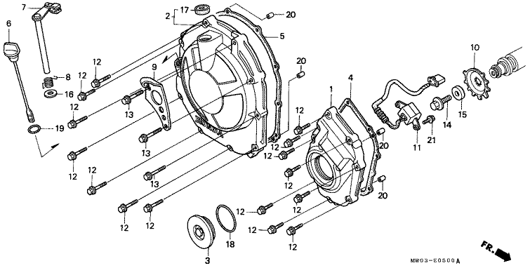 RIGHT CRANKCASE COVER (1)