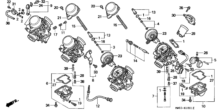 CARBURETOR (COMPONENT PARTS)