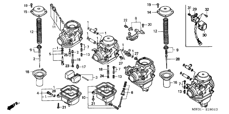 CARBURETOR (COMPONENTS)
