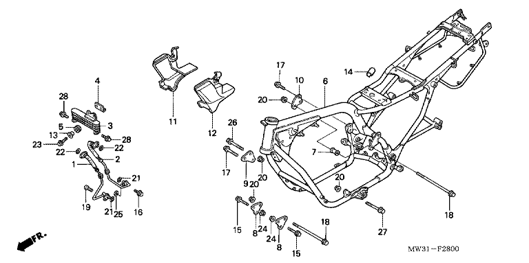 FRAME BODY/OIL COOLER
