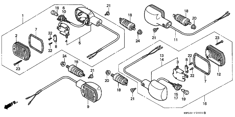 INDICATOR (CB750F2)
