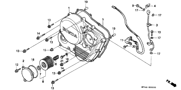 RIGHT CRANKCASE COVER