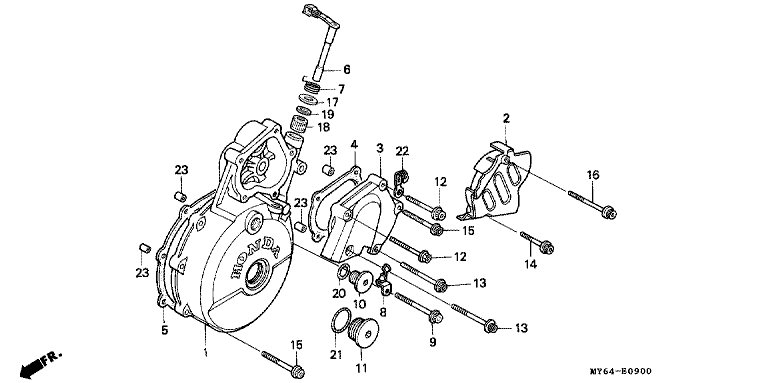 LEFT CRANKCASE COVER