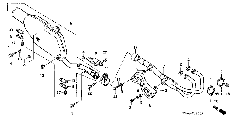 EXHAUST MUFFLER